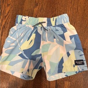 Abercrombie & Fitch Kids White Swim Shorts